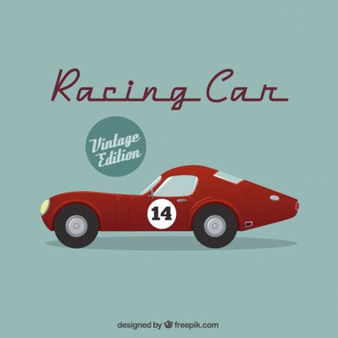 More than a million free vectors, PSD, photos and free icons. Exclusive freebies… Racing Car Illustration, Race Car Illustration, Race Car Party Decorations, Car Clipart, Disney Cars Party, Car Birthday Theme, Car Party, Background Designs, Disney Nursery