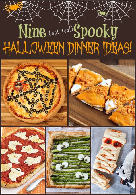 9 Cute Halloween Dinner Ideas (not gross or scary!) Spooky Halloween Dinner, Halloween Dinner Ideas, Halloween Finger Foods, Spooky Dinner, Halloween Food Dinner, Nails Orange, Spooky Food, Halloween Food Ideas, Halloween Foods