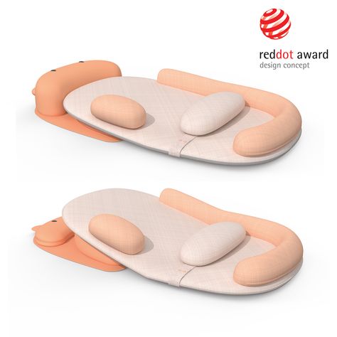 With an inflatable and adjustable elevation, the Anti-Vomiting Pillow is designed to prevent gastroesophageal reflux in newborns, which can cause them to vomit. . . . . . #RedDot #DesignCocnept #RedDotDesignAward #childhood #designedby #HangzhouBeihaoIndustryCo #gooddesign Hedgehog Drawing, Urban Furniture Design, Baby Crib Mattress, Playroom Furniture, Red Dot Design, Booster Seat, Crib Mattress, Universal Design, Play House