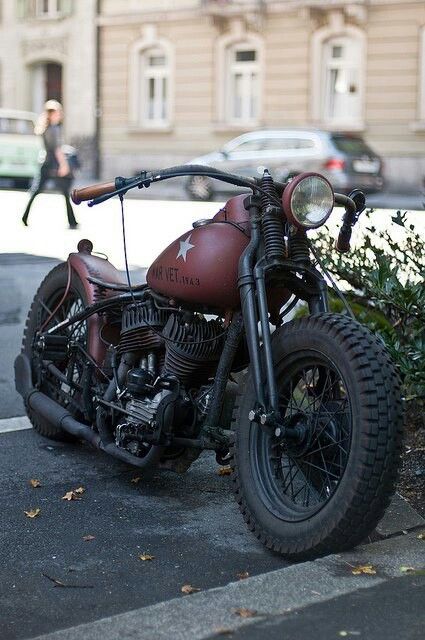 Retro ww2 harley bobber Motocykle Harley Davidson, Xe Ducati, Mobil Mustang, Мотоциклы Harley Davidson, Motos Vintage, Motos Harley, Мотоциклы Cafe Racers, Bobber Motorcycle, Custom Bike