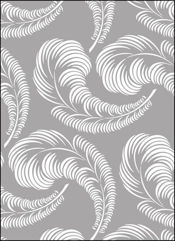 Office Stencil Designer Stencils, Feather Stencil, Large Wall Stencil, Stencils Online, Wallpaper Stencil, Floral Stencil, Painting Walls, Office Color, Stencil Design