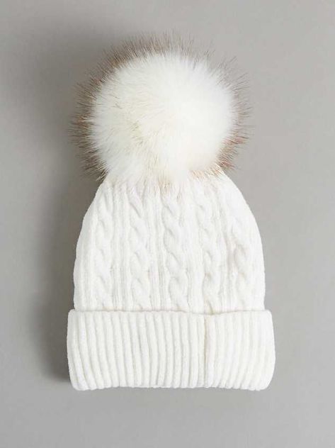 Trendy Hats For Women, Trendy Hats, Fur Pom Pom Hat, Grey Fur, Shoes Outfit Fashion, Trendy Hat, Shoes Outfit, Cowgirl Hats, Womens Baseball Cap