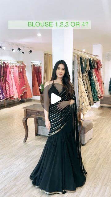 Party Wear Gowns, Half Saree Lehenga, Saree Gown, Half Saree Designs, Lehenga Saree, Long Gown, Half Saree, Saree Designs, Lehenga