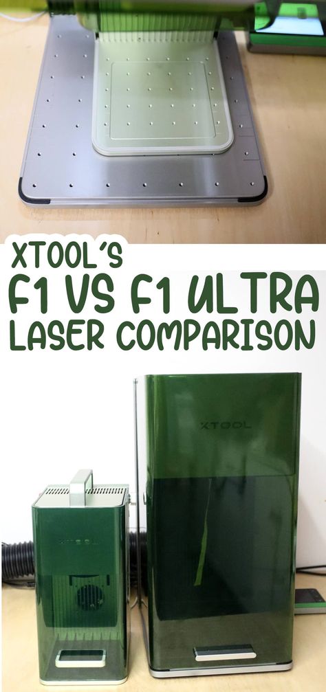 xTool F1 vs. F1 Ultra - Side by Side Comparison Xtool F1 Ultra, Xtool F1 Projects, Xtool F1, Selling Crafts Online, Crafts By Season, Metal Embossing, Straight Edges, Metal Engraving, Printable Crafts