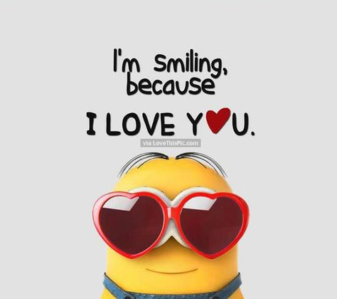 Here we have 25 amazing love quotes with everyone's favorite minion characters.  These minion love quote images are adorable and we can all relate to these message from our favorite minions.  Feel free to share them on your profiles! Minion Love Quotes, Yellow Minion, Love You Meme, Minions Humor, Funny Minion Pictures, Minion Pictures, Minions Love, Cute Minions, A Minion