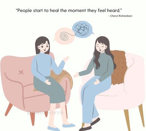 Sometimes, the most important thing we can do for someone is simply to listen. 💬✨ Let’s create a space where everyone feels heard and understood. #mentalhealthawareness #healingjourney #mentalhealth #therapy #healing #listening #support #empathy [Mental health, Healing, Therapy Listening Empathy Support Well-being Understanding Communication Safe space Growth Recovery Connection Compassion Mindfulness] What’s the most important quality in a supportive friend? Listening To Someone, Therapy Healing, Supportive Friends, Healing Therapy, Healing Journey, Safe Space, Mental Health Awareness, To Listen, Communication