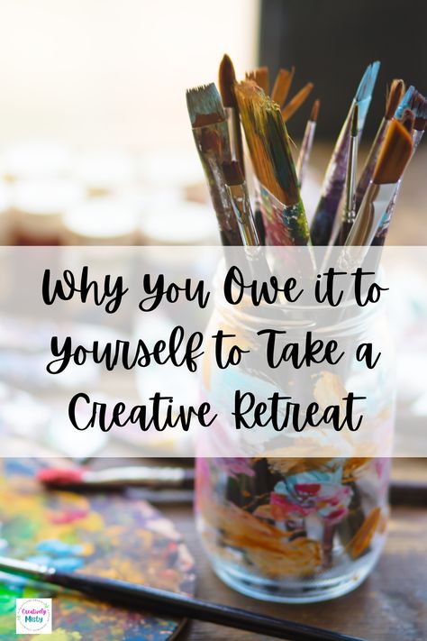 Creative retreats are amazing experiences offering tons of benefits for your health, happiness, and creativity. You owe those things to yourself and here’s why. #creativelymisty #creativeretreats #retreatsforwomen Creative Retreat Ideas, Art Retreat, Amazing Experiences, Craft Retreat, Creative Retreat, Therapy Practice, The Artist's Way, Art Retreats, Busy Woman