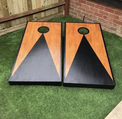 Wedding Bean Bag Toss, Corn Hole Plans, Cornhole Board Plans, Painted Corn Hole Boards, Diy Cornhole Boards, Cornhole Boards Designs, Corn Hole Diy, Cornhole Designs, Garden Games