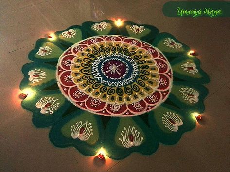 Sanskar Bharti Rangoli, Unique Rangoli Designs, Rangoli Photos, Sanskar Bharti Rangoli Designs, Unique Rangoli, Rangoli Designs For Competition, Indian Rangoli Designs, Diwali Design, Ganapati Decoration