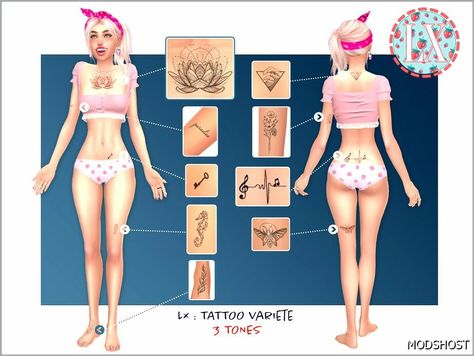 Download LX : Tattoo Variete for Sims 4 at ModsHost NOW! Tattoo Minimalist 8 Tattoos in various parts of the body Recoloring not allowed #sims #mods #videogames #gaming #sims4cc #female Sims 4 Minimalist Tattoo Cc, Sims4 Cc Tattoos, Sims 4 Minimalist, Now Tattoo, Sims 4 Tattoos, Cute Tats, Tattoo Minimalist, Chevrolet Camaro Zl1, White Long Skirt