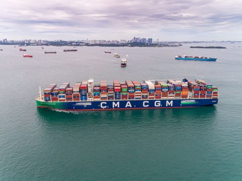 Port Of Singapore, International Maritime Organization, Cma Cgm, Container Shipping, Container Ship, New Order, The Order, Phone Protection, World Records