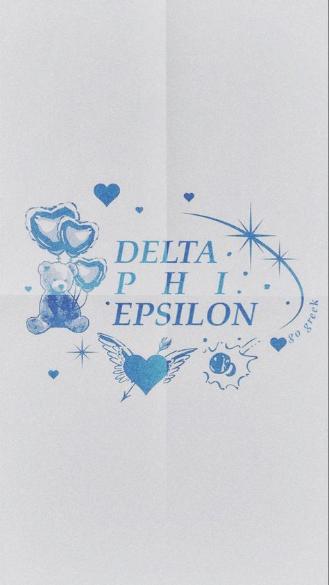 Dphie Wallpaper, Dphie Graphics, Phi Mu Graphic Design, Go Greek Graphics Panhellenic, Sorority Recruitment Graphics Go Greek, Delta Phi Epsilon Graphic, Instagram Feed Goals, Kappa Delta Chi, Cotton Sorority T-shirt With Text Print