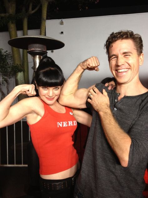 Pauley Perrette and Brian Dietzen Pauly Perette, Paulie Perrette, Abby Ncis, Brian Dietzen, Pauley Perette, Sins Of The Father, Ncis Abby, Ncis Gibbs Rules, Ncis Stars