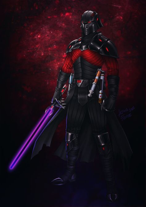 Jedi Inquisitor, Sith Inquisitor Oc, Star Wars Sith Armor, Sith Artifacts, Star Wars Sith Warrior, Star Wars Dark Empire, Sith Inquisitor Concept Art, Sith Armor, Darth Starkiller Sith Lord