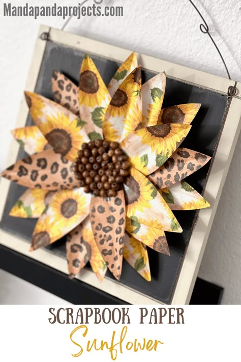 Craft Ideas For Gifts, Christmas Crafts Ideas, Sunflower And Bee, Sunflower Crafts, Christmas Craft Ideas, Paper Sunflowers, Craft Planner, Bee Crafts, Fall Crafts Diy