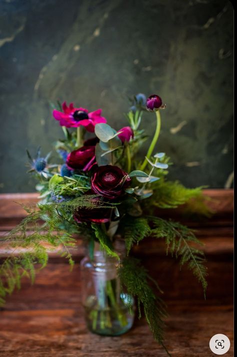 Ranunculus Bouquet Wedding, Purple Ranunculus, Ranunculus Wedding Bouquet, Ranunculus Bouquet, Anemone Bouquet, Jewel Tone Wedding, Flower Inspiration, Blue Bouquet, Wedding Mood