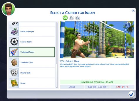 Volleyball Team School Activity - The Sims 4 Mods - CurseForge Sims 4 School Activities, Sims 4 After School Activities, Sims 4 Club Mod, Sims 4 Olympics Cc, Sims 4 Cc Volleyball, Sims 4 Volleyball, Sims 4 Sports Mod, Sims 4 After School Activities Mod, Dance Mods Sims 4