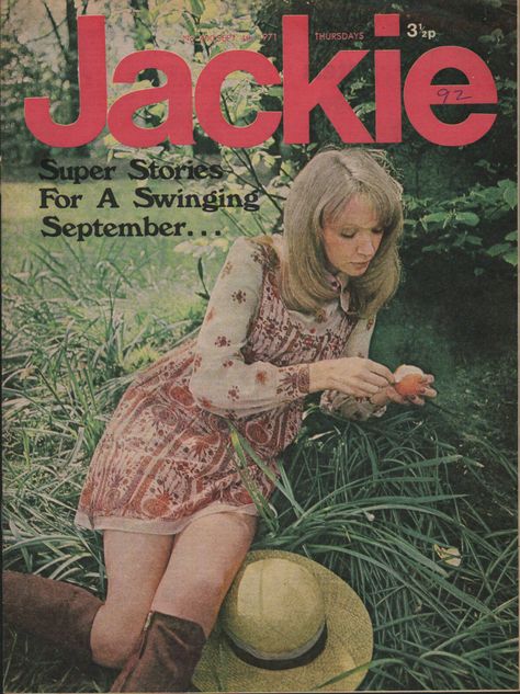 Jackie Magazine, Magazine Format, 1970s Clothing, 4 September, City Magazine, 60s 70s Fashion, Magazine Fashion, Dance Theater, Fashion Cover