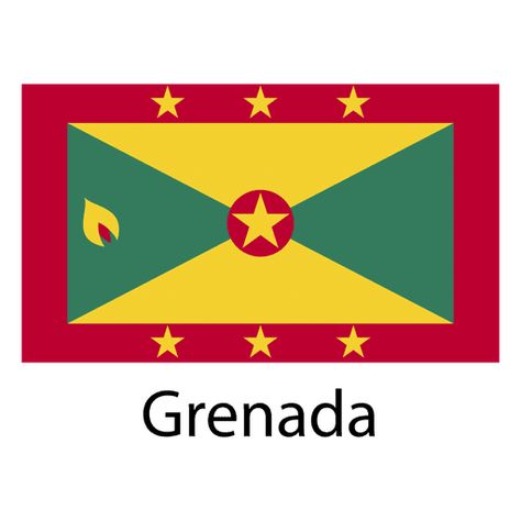 Grenada national flag Grenada Flag, Olympic Theme, Map Signs, Flags With Names, Mo Design, Flag Png, Educational Projects, Layout Template, Architecture Photo