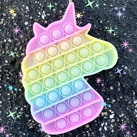 Purchase OMG Pop Fidgety- GLITTER Unicorn Fidget Toys Adults, Unicorn Table, Bubble Popping, Glitter Unicorn, Unicorn And Glitter, Unicorn Toys, Baby Doll Clothes, Unicorn Birthday Parties, Fidget Toy