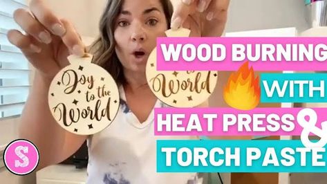 Using a heat press to activate torch paste is a complete game changer! Toss the heat gun out the window after you try this method. Come check out this video and see the supplies needed! Silhouette Cameo Beginner, Heat Press Projects, Torch Wood, Vinyl Projects Silhouette, Silhouette School Blog, Common Knowledge, Silhouette Cameo Tutorials, Silhouette School, Silhouette Tutorials