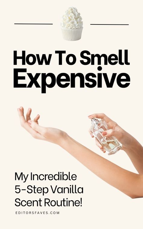 If you want to know how to smell expensive, I'll let you in on a secret. The most expensive-smelling, hot-girl yummy scent is...vanilla!  But not just any vanilla product will do. Some products that are marketed as 'vanilla scent' are actually cheap-smelling and synthetic.    To help you avoid buying the wrong products, follow my 5-Step Vanilla Scent Routine which is truly the delicious fragrance of "that girl!" This is the ultimate vanilla skincare routine to smell delicious all day. Vanilla Everything Oil, How To Smell Elegant, Most Attractive Scents For Women, You Smell Expensive, Vanilla Body Care Products, Products To Smell Good All Day, How To Smell Expensive, Cheap Vanilla Perfume, Cheap Perfume That Smells Good