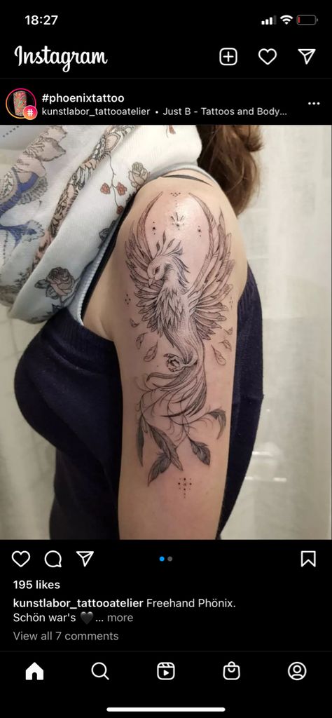 Pheonix Tattoo Upper Arm, Pheonix Tattoo For Women Arm Sleeve, Upper Arm Phoenix Tattoos For Women, Phoenix Bird Tattoos Woman Arm, Phoenix Tattoo Feminine Hip, Phoenix Upper Arm Tattoo, Phoenix Tattoo Forearm Women, Phoenix Tattoo Arm For Women, Phoenix Tattoo On Arm