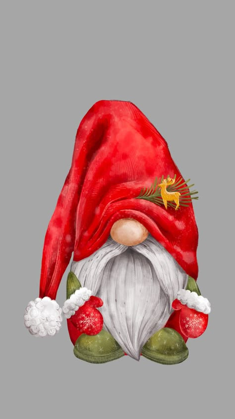 Diy Christmas Gnome Decorations, Christmas Gnomes Drawing, Christmas Gnomes Painting, Cute Christmas Pics, Christmas Wine Bottle Crafts, Christmas Wine Bottle Crafts Diy, Christmas Gonks, Gnome Painting, Gnome Wallpaper