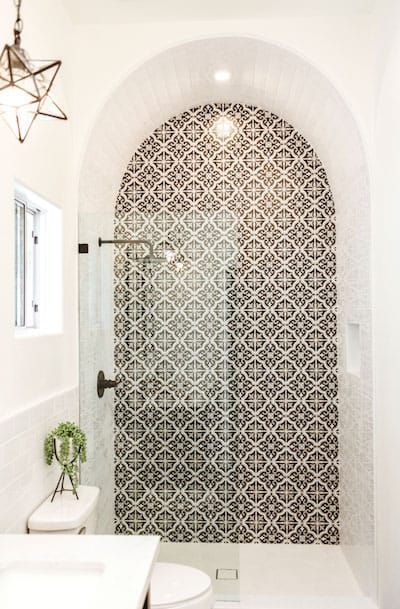 Crushing On: Bold Tile - Stacy Risenmay Patio Furniture Inspiration, Tim Taylor, Pendant Lighting Fixtures, Bold Tile, Pallet Patio Furniture, Pool Bath, Home Decor Quotes, Hippie Home Decor, Chic Spaces