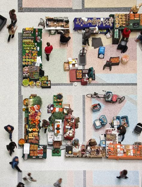 Winter Farmers Market, Birds Eye View, Aerial Photography, Birds Eye, Top View, Art Passion, Creativity Art, Photography Inspo, Market Design