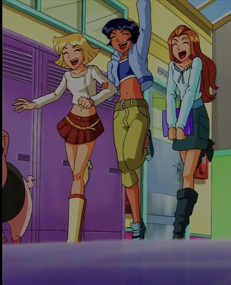 Spy Outfit, Spy Girl, Flipagram Instagram, Mahō Shōjo, Totally Spies, Cartoon Outfits, Cartoon Icons, Old Cartoons, Vintage Cartoon