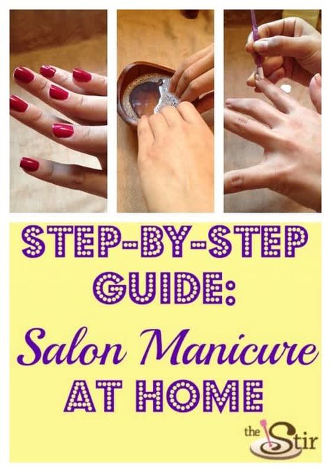 The Perfect At-Home Manicure Natural French Manicure, Reverse French Manicure, New French Manicure, American Manicure, Manicure Steps, Gel Manicure Colors, Pink French Manicure, Old Nail Polish, Home Manicure