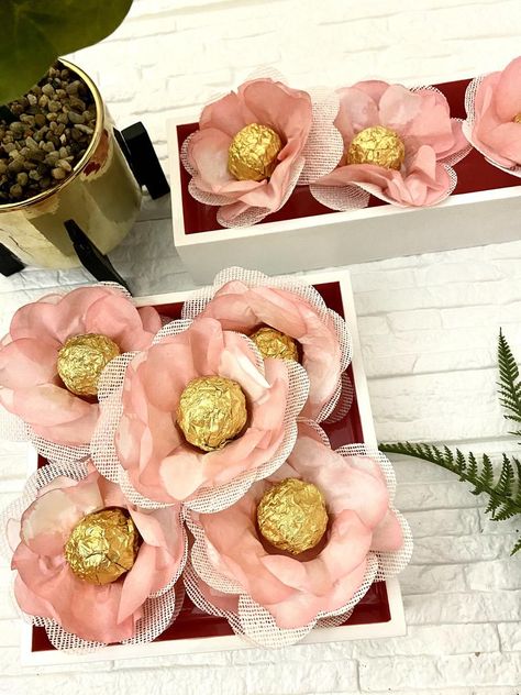 Wedding Floral Decor, Rustic Party Decor, Edible Centerpieces, Sweet Decoration, Dyi Gifts, Peony Pink, Chocolate Wrappers, Gift Flower, Yellow Sun