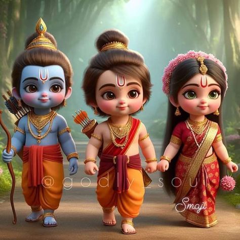 Shree Ram Photos, Ram Ji Photo, Ram Sita Photo, Coconut Decoration, Bal Hanuman, Ram Sita, Disney Character Drawing, Ram Image, Kids Cartoon Characters