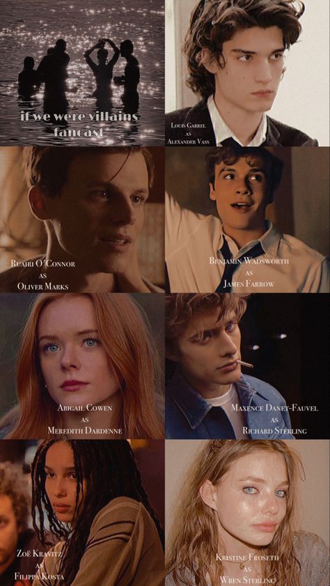 Secret History Fan Cast, If We Were Villains Fan Cast, We Were Villains, The Secret History Fan Cast, James Farrow If We Were Villains, If We Were Villains Characters, If We Were Villains Fanart, If We Were Villains Aesthetic, Reading Classics