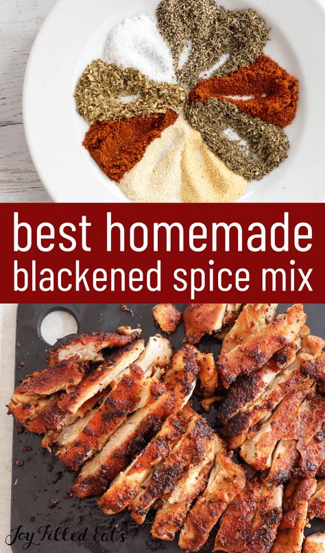 Blackened Seasoning Recipe, Homemade Blackened Seasoning, Pumpkin Recipes Keto, Turkey Seasoning, Blackened Seasoning, Spice Blends Recipes, Spice Mix Recipes, Homemade Spice Blends, Seasoning Recipe