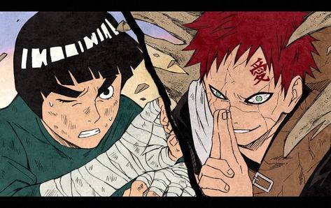 Garra Vs Rock Lee, Lee Vs Gaara, Lee X Gaara, Madara Wallpaper, Naruto Sketch Drawing, Naruto Gaara, Naruto Sketch, Naruto Fanart, Rock Lee