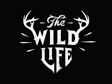 i like the shape and the incorporation of the deer horns. Inspiration Typographie, Design Dragon, Creative Lettering, Grid Design, Typography Letters, Design Typography, Typography Quotes, Typography Inspiration, Wild Life