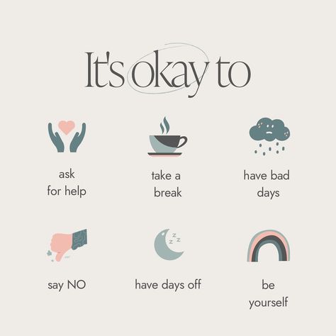 Just in case you needed to hear it today.. It is OKAY to... Ask for help Take a break Have bad days Say no Have days off Be yourself You are human and we have perfect imperfections that make us, US #dailyquotesforyou #sundayquotes #sundaygratitude #sundayquote #spokenpoetry #sundaythoughts #wedotheworldofgood #harrogateorganics #happylifequotes #practicegratitude #gratitudedaily It’s Ok To Take A Break, Everything Will Be Ok Quotes, Ok Quotes, It Will Be Ok Quotes, Social Media Church, Bad Quotes, It Is Okay, Everything Will Be Ok, Happy Life Quotes