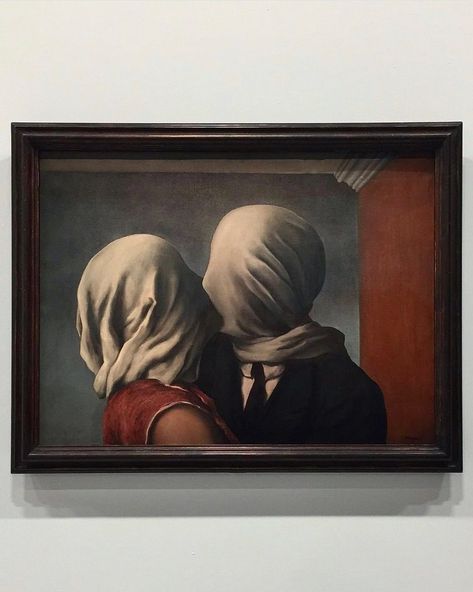 Jurgen Vermaire on Instagram: “René Magritte, The Lovers II, 1928, oil on canvas, 54 x 73 cm, Museum of Modern Art, New York.  Belgian artist René Magritte, 1898-1967,…” Magritte The Lovers, Rene Magritte, The Lovers, Museum Of Modern Art, Oil On Canvas, Modern Art, Canvas, Art