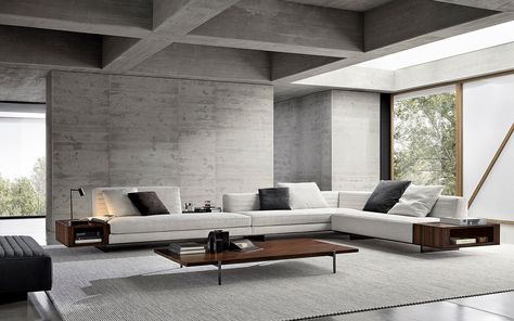 Roger, a versatile, tailor-made super system Studio Mk27, Italian Furniture Brands, Design Line, Milan Design Week, Italian Furniture, Outdoor Sectional Sofa, Design Solutions, Fabric Sofa, Sofa Design