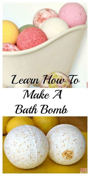 Do you love bath bombs? Make your own with this simple DIY tutorial using things you have at home! Bath Boms, Bombe Recipe, Lush Bath, Bath Bomb Recipes, Diy Scrub, Homemade Soap Recipes, Homemade Bath Products, Diy Body, Soap Recipes