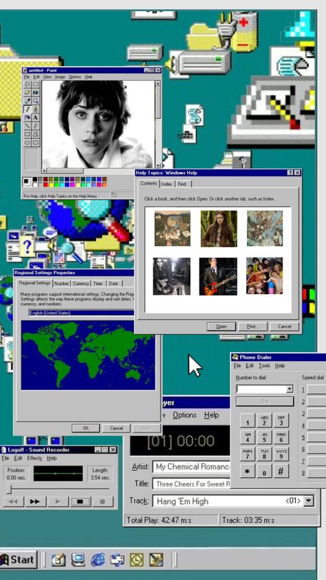 Windows 97 Aesthetic, 2000s Pixel Art, Early Internet Aesthetic, 90s Windows Aesthetic, Windows 98 Homescreen, Windows 95 Widgets, Windows 95 Lockscreen, Windows 98 Aesthetic, Windows Xp Aesthetic