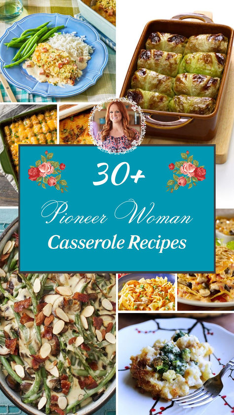 30+ Pioneer Woman Casserole Recipes Food Network Recipes Pioneer Woman Ree Drummond, Pioneer Woman Cowboy Casserole, Best Pioneer Woman Recipes, Ree Drummond Recipes Dinners, Pioneer Woman Christmas Recipes, Pioneer Woman Casserole Recipes, Pioneer Woman Casserole, Pioneer Woman Recipes Dinner, Lunch Casserole