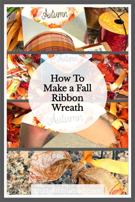 Enjoy making this fall craft all season long. This Dollar Tree craft is budget friendly crafting idea that kids will enjoy to do too. You can make these fall ribbon wreaths for gift ideas too. Dollar Tree Fall Ribbon Wreath, Ribbon Wreath Fall, Autumn Ribbon Wreath, Mesh Fall Wreaths For Front Door, Fall Ribbon Wreaths For Front Door Diy Easy, How To Make Dollar Tree Wreath, Fall Wreath Ideas Diy Ribbon, Dollar Tree Diy Thanksgiving Crafts, Pumpkin Ribbon Wreath