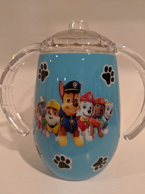 Sippy Cup Tumbler, Cup Tumbler, Sippy Cup, Paw Patrol, Christmas Christmas, Tumbler, Tableware, Christmas