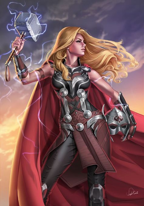 Jane Foster Thor, Thor Jane Foster, Thor Girl, Thor Jane, Lady Thor, Female Thor, Thor Comic, Love Comic, Comic Book Girl