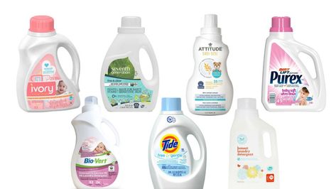 Best baby laundry detergents of 2018 - Today's Parent Newborn Laundry Detergent, Best Baby Detergent Laundry, Baby Safe Laundry Detergent, Best Natural Laundry Detergent, Safe Laundry Detergent, Unscented Laundry Detergent, Clothes Detergent, Soap Images, Baby Stains