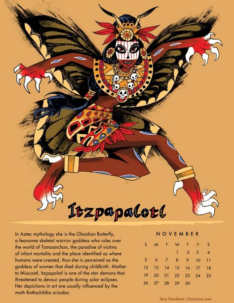 Aztec Art Patterns, Aztec Mythology, Mexican Aztec, Mayan Tattoos, Aztec Symbols, World Mythology, 2017 Calendar, Mexican Culture Art, Aztec Culture