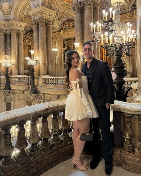 Night at the iconic Paris ballet was everything I dreamt of🩰🎀🕯️🪽 wearing the most stunning @ohpolly dress! Pinterest inspo, Giselle ballet, ballet aesthetic, girly aesthetic Ballet Proposal, Paris Ballet, Giselle Ballet, Ballet Shows, Kiss Outfits, Ballet Aesthetic, Aesthetic Girly, Girly Aesthetic, Rich Women